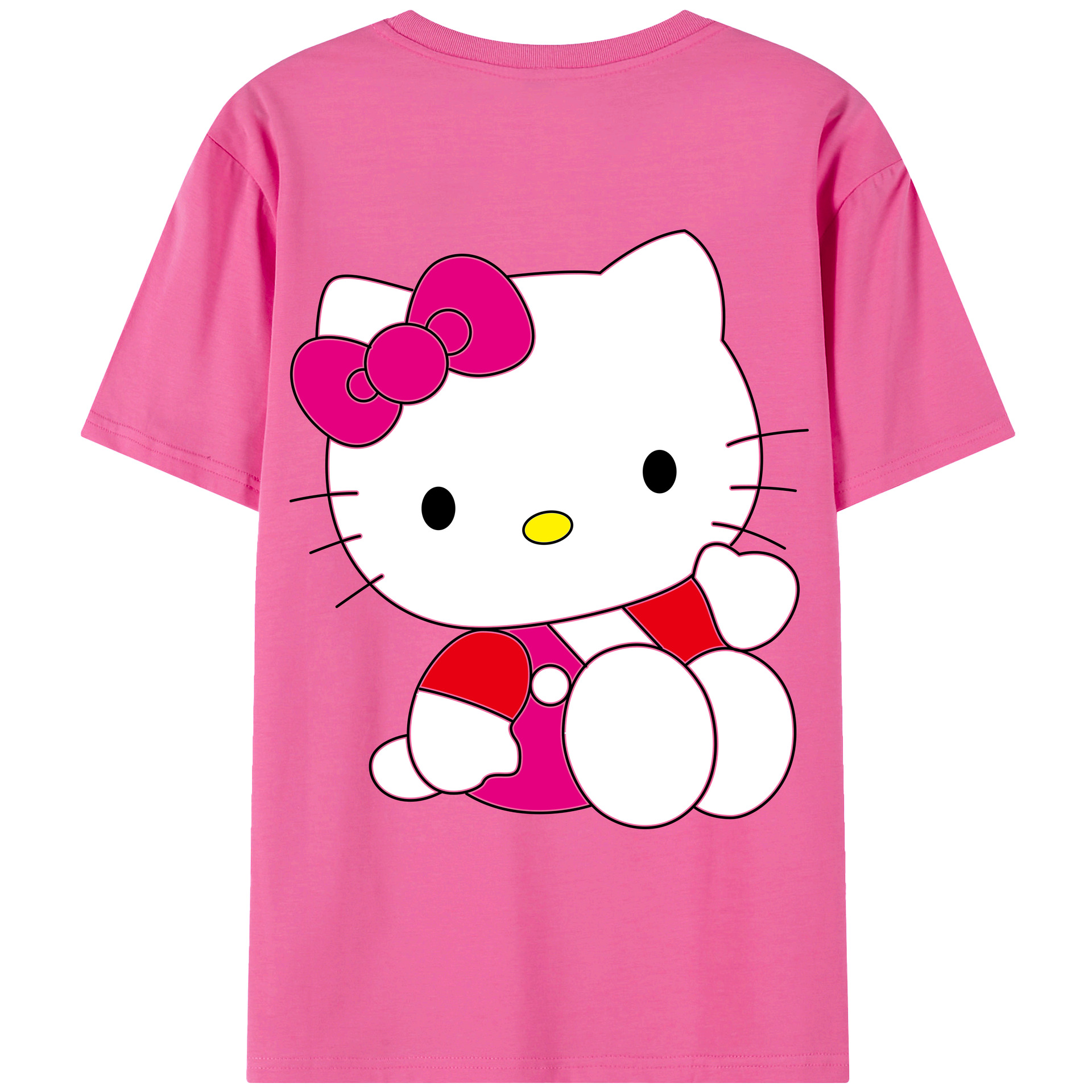 （画像用） Hello Kitty ハローキティ レディース半袖Tシャツ(バックプリント)